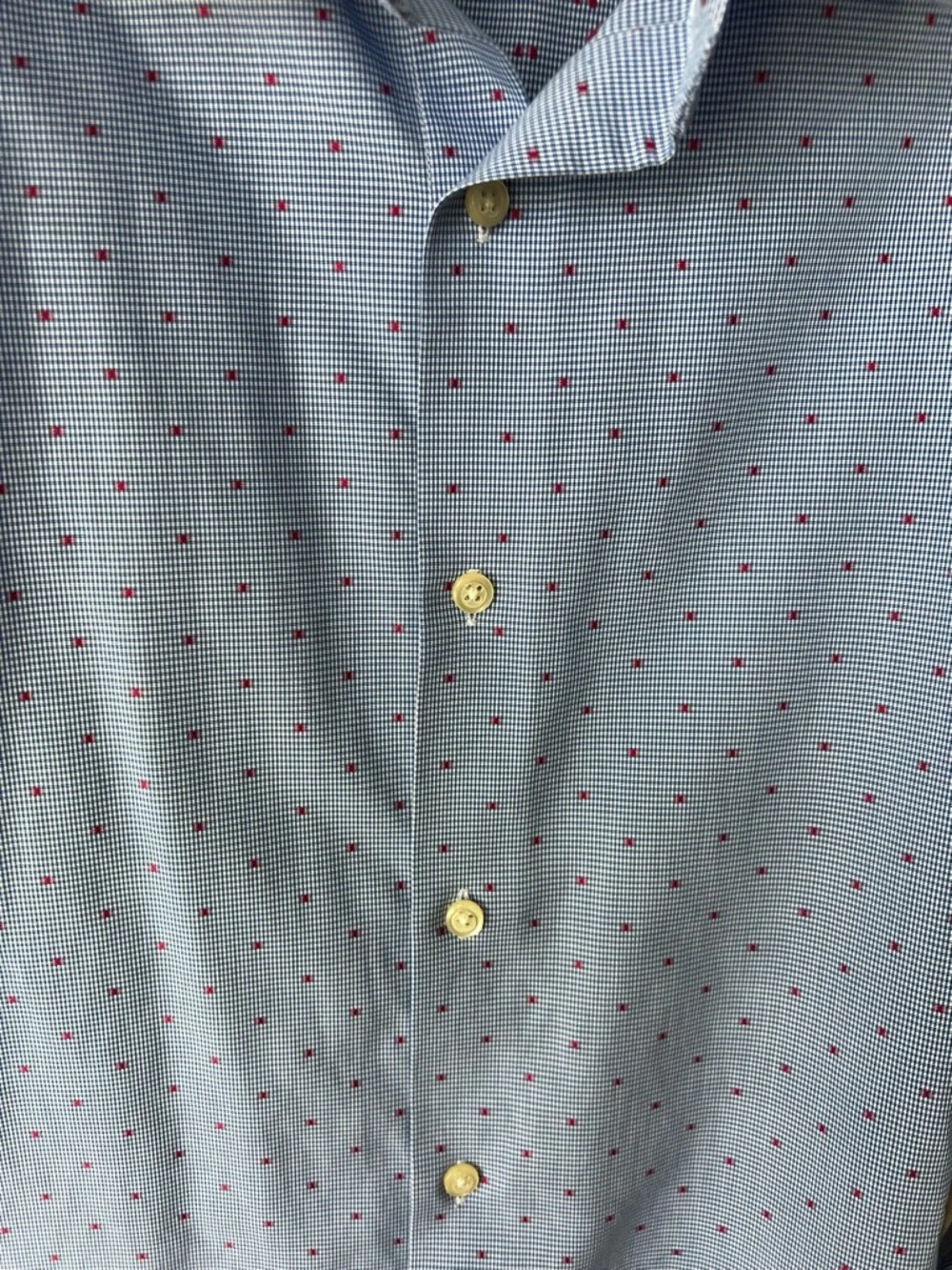 Banana Republic “Grant Fit” Men’s Fitted Dress Shirt Size‎ Medium Neck 15 1/2